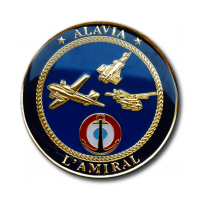 FIA - Military Golden Coin with a Coloured Back