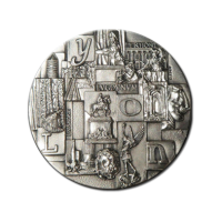 Customized Medals - Material - Stamped Silver Sterling Medal